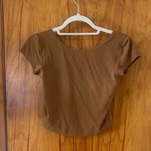 Aerie Tan Crop Top